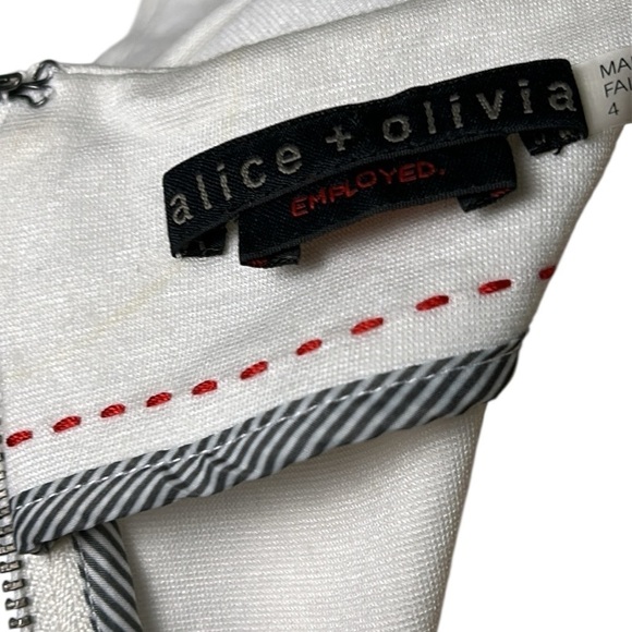 Alice + Olivia white sheath bodycon mini dress
event,romantic,feminine,exc cond! - Picture 10 of 14